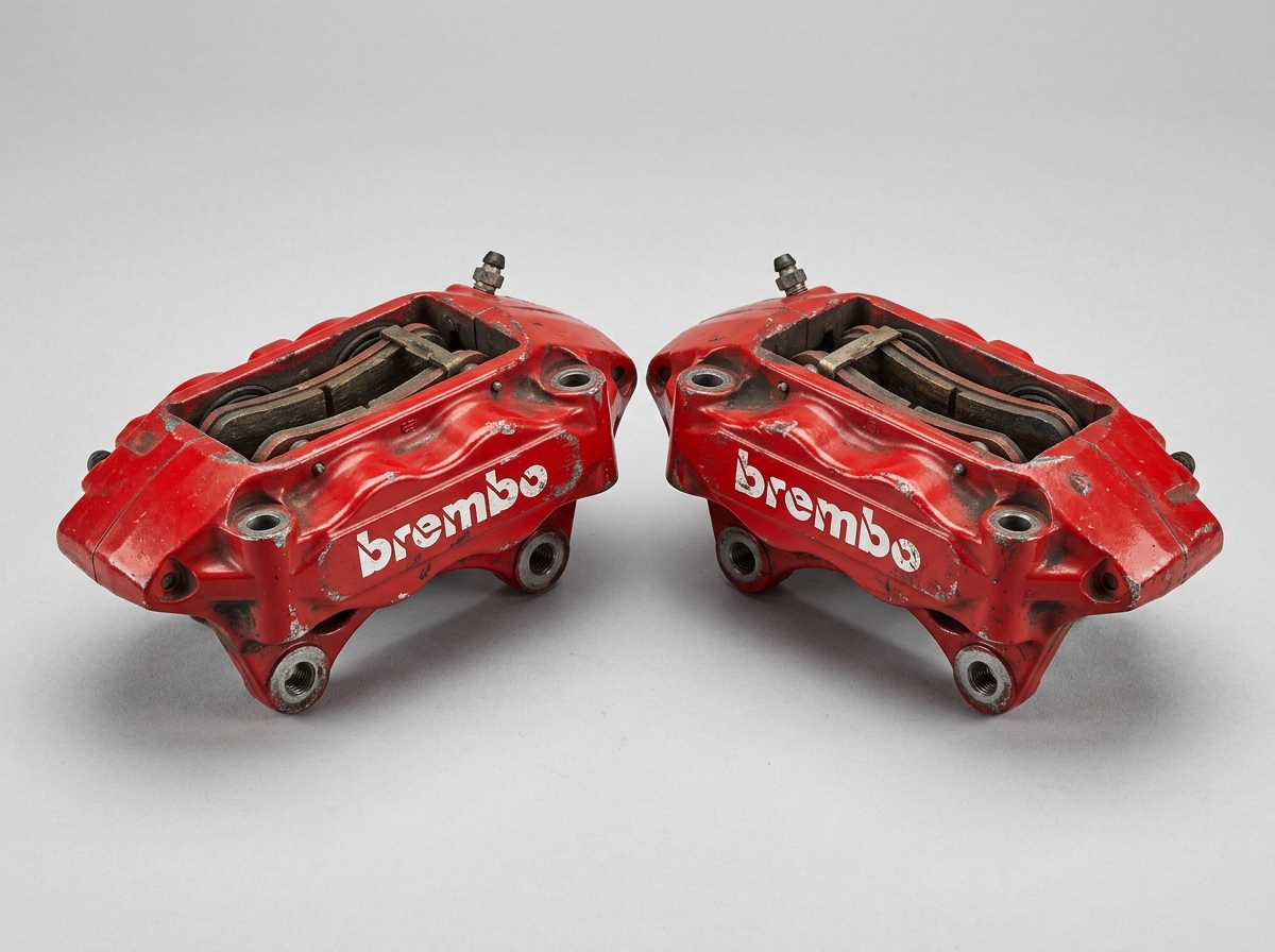 Brembo GT Series 6-Piston Front Brake Caliper Pair
